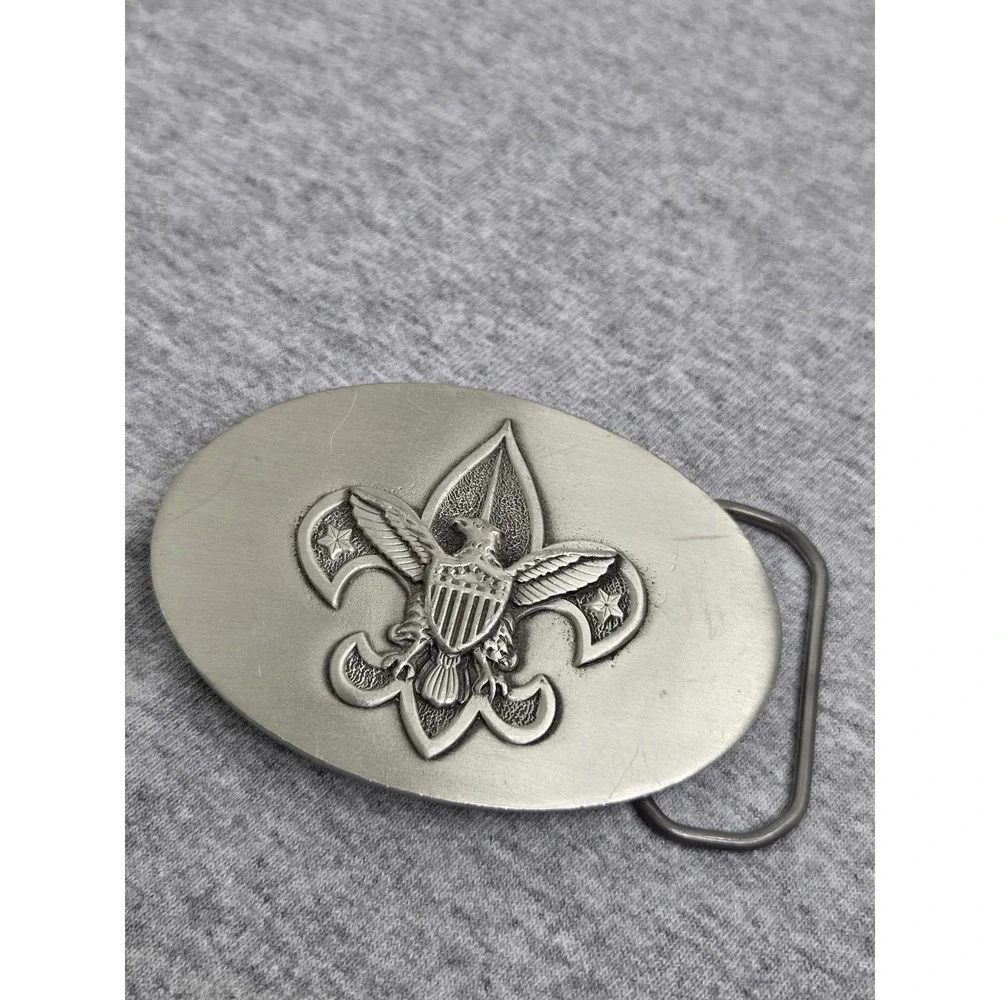 Vintage Boy Scouts of America Fine Pewter Eagle Belt Buckle